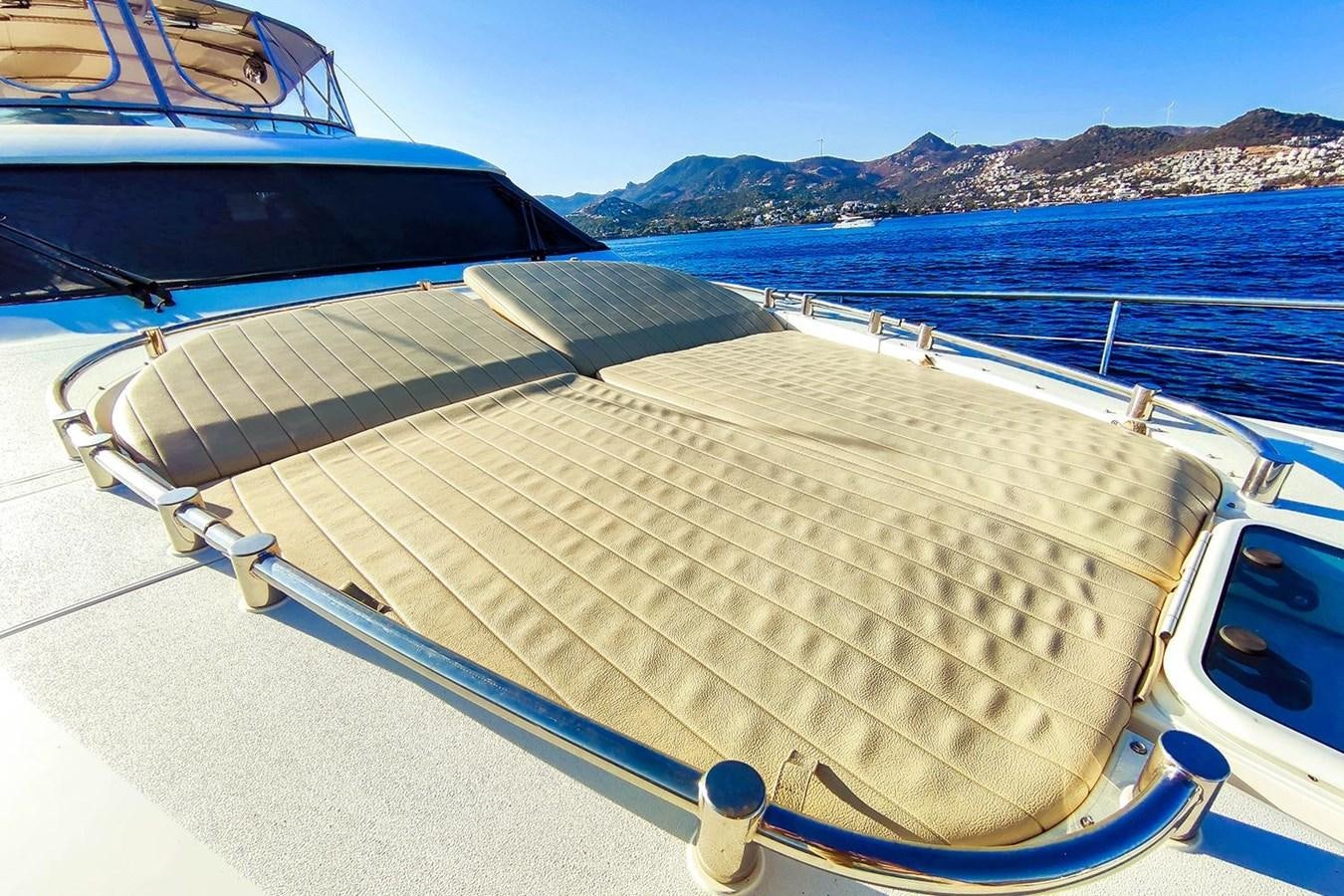 a boat on the water aboard SEVEN Yacht for Sale