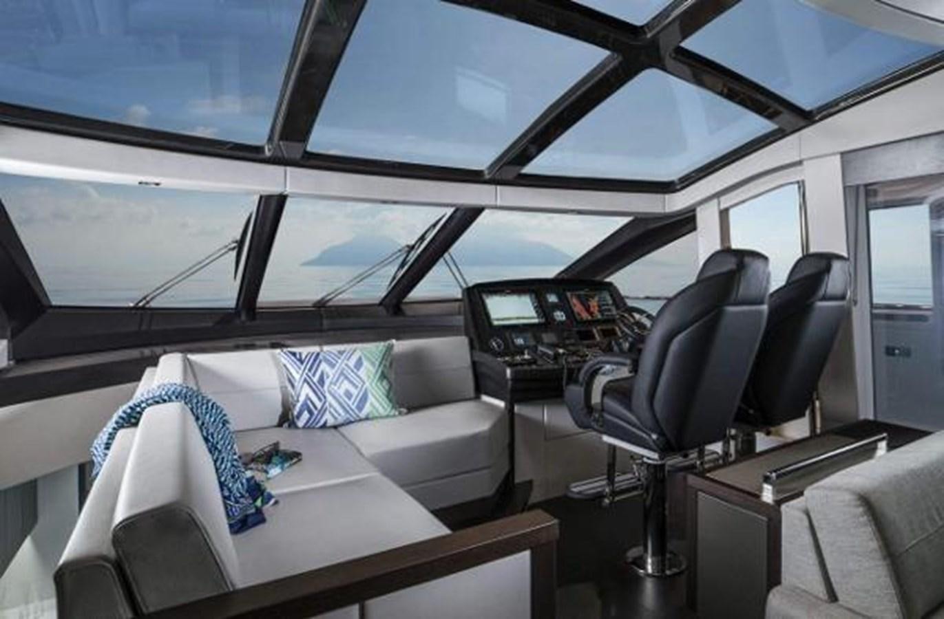 inside of a car aboard 74 PREDATOR Yacht for Sale