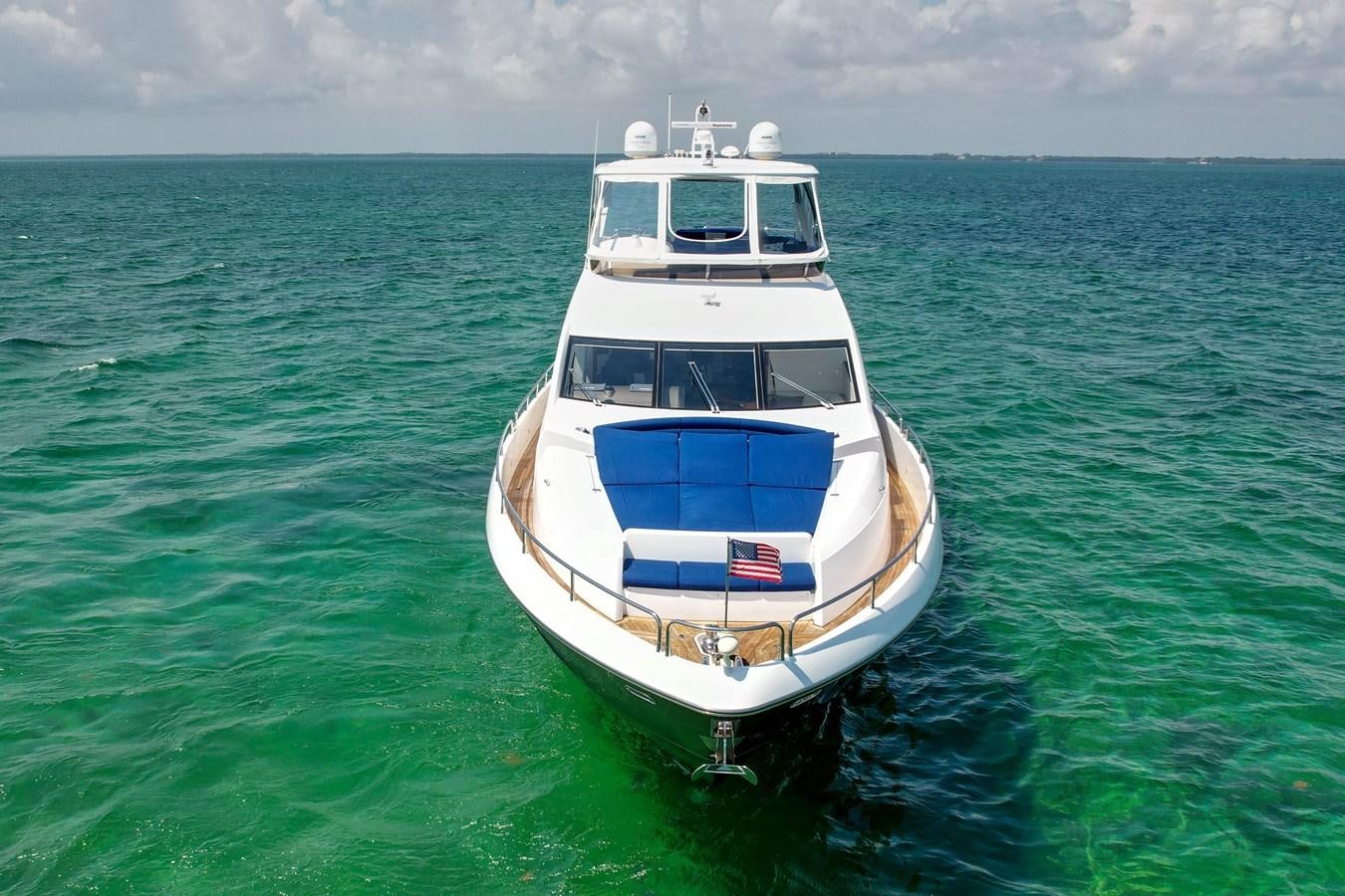 a boat in the water aboard SUNSEEKER 73 2013 Yacht for Sale