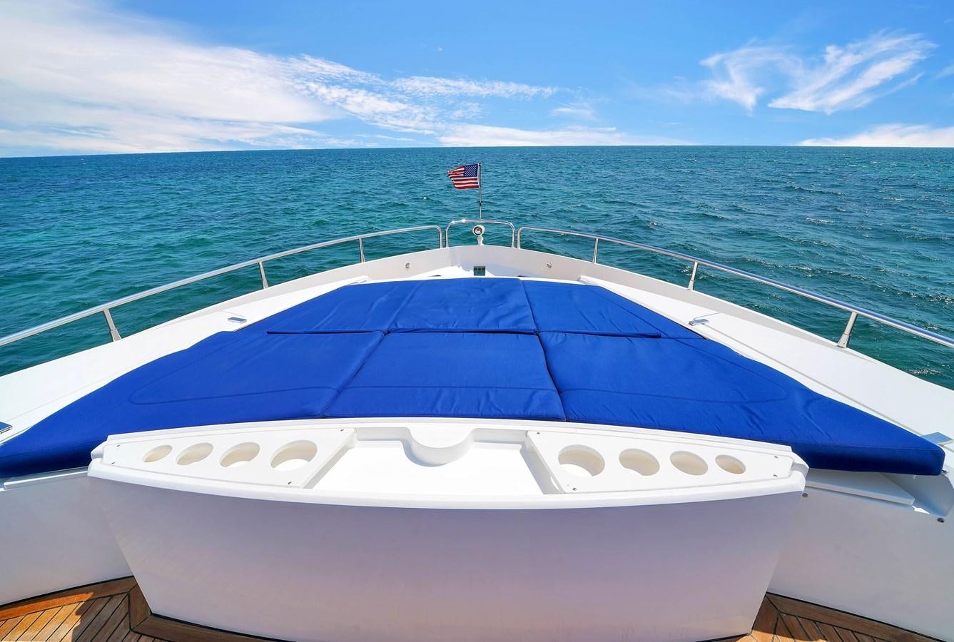 a boat on the water aboard SUNSEEKER 73 2013 Yacht for Sale