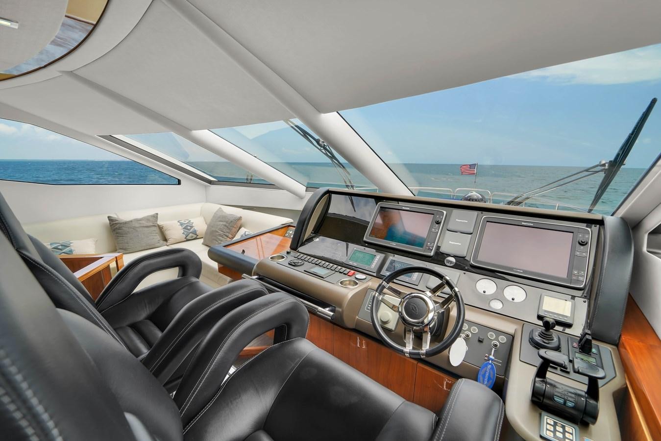 inside of a plane aboard SUNSEEKER 73 2013 Yacht for Sale