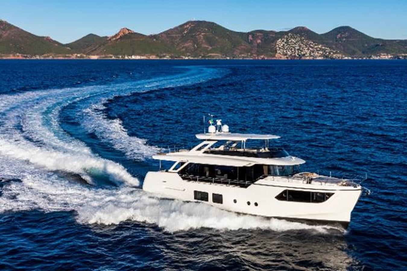a boat on the water aboard 73 NAVETTA Yacht for Sale