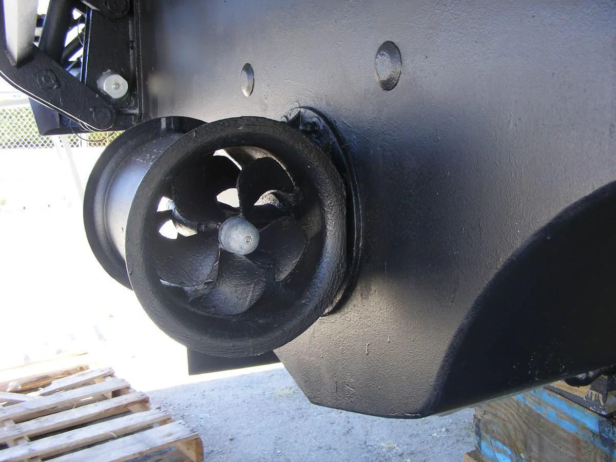 a close-up of a wheel aboard GRAVITAS Yacht for Sale
