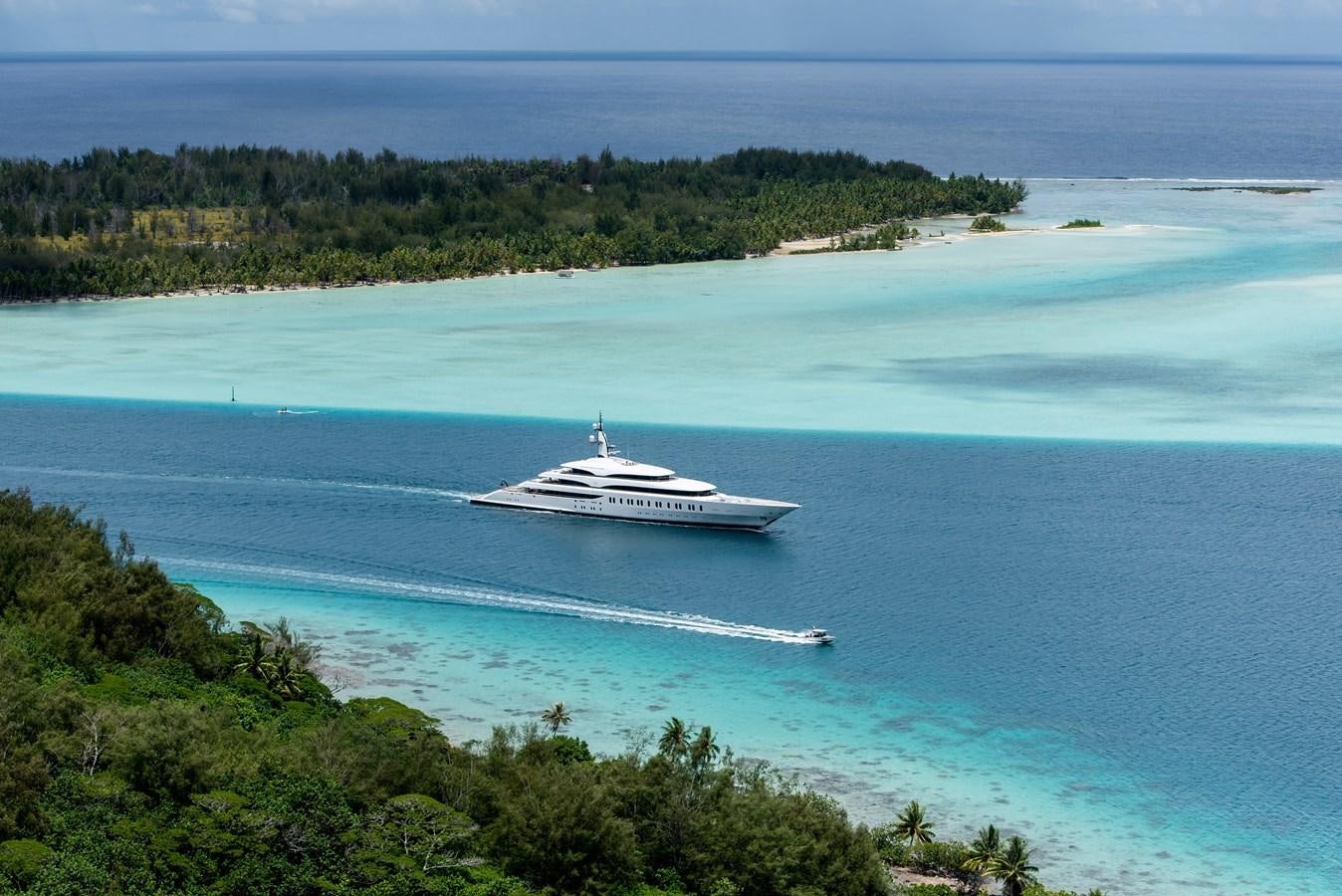 a boat on the water aboard IJE Yacht for Sale