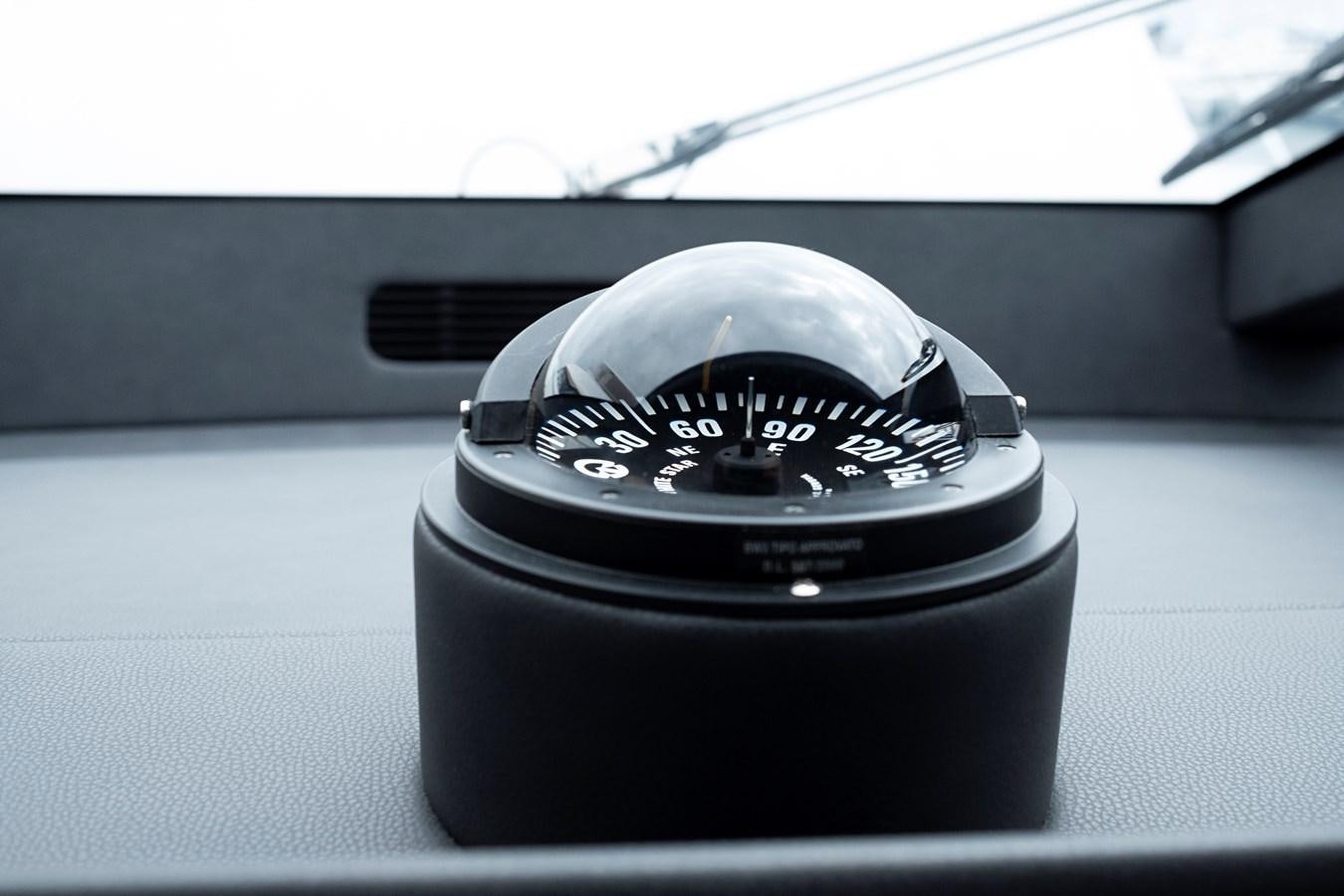 a black and silver watch aboard ALIX Yacht for Sale