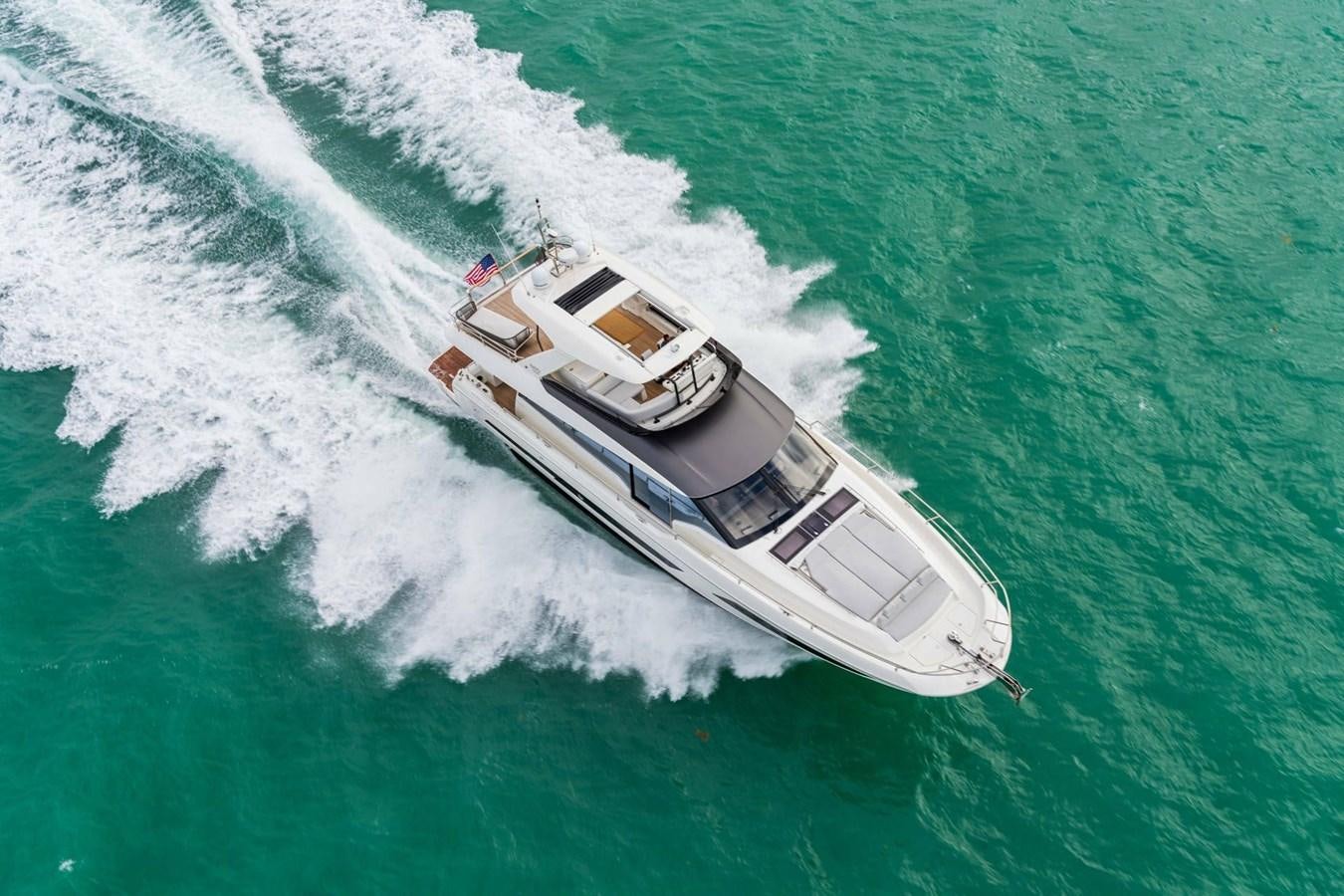 a boat on the water aboard 690 F LINE  Yacht for Sale
