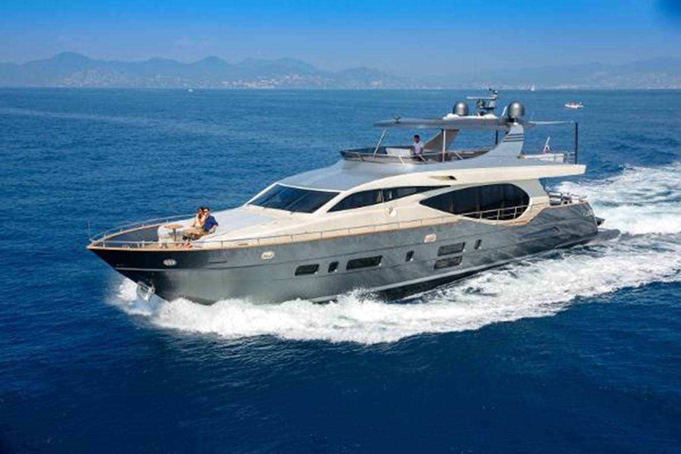 a boat in the water aboard URSUS Yacht for Sale