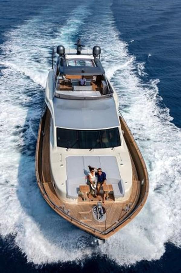a boat on the water aboard URSUS Yacht for Sale