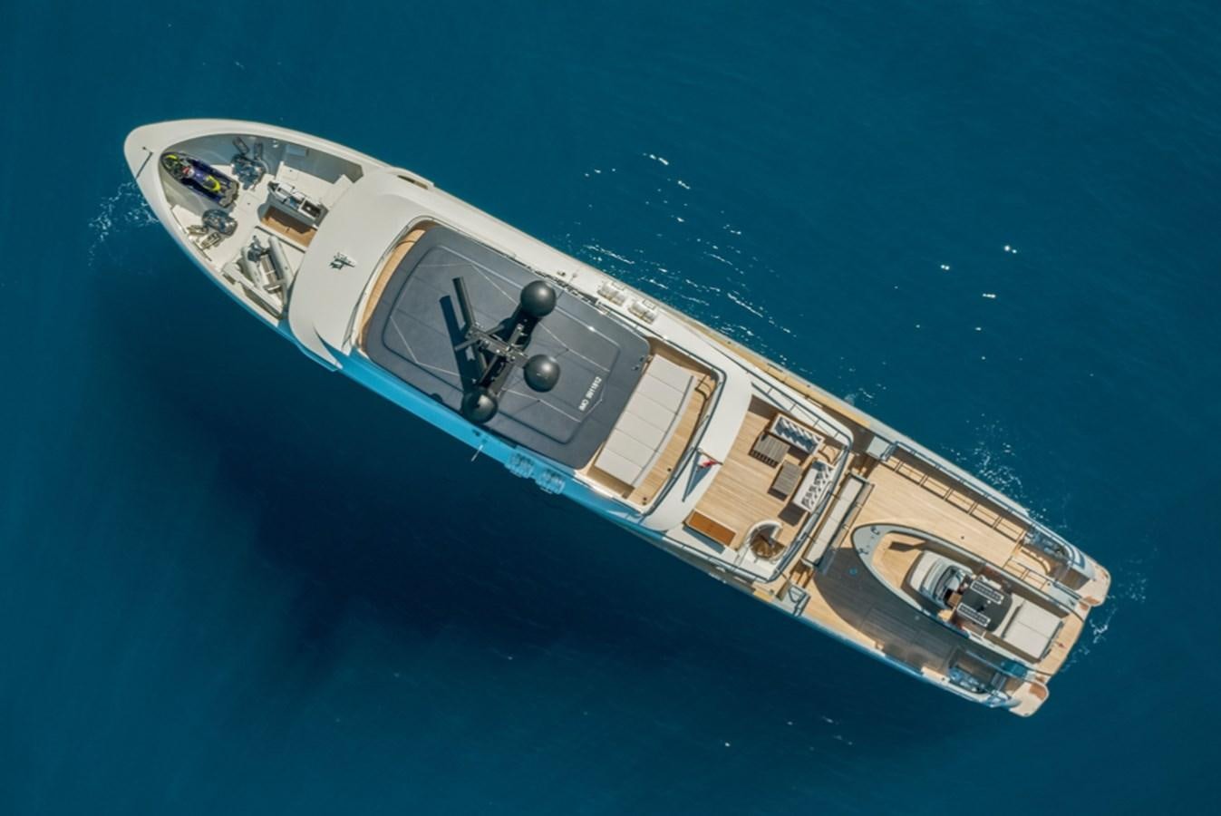 a satellite in the sky aboard MYKO Yacht for Sale
