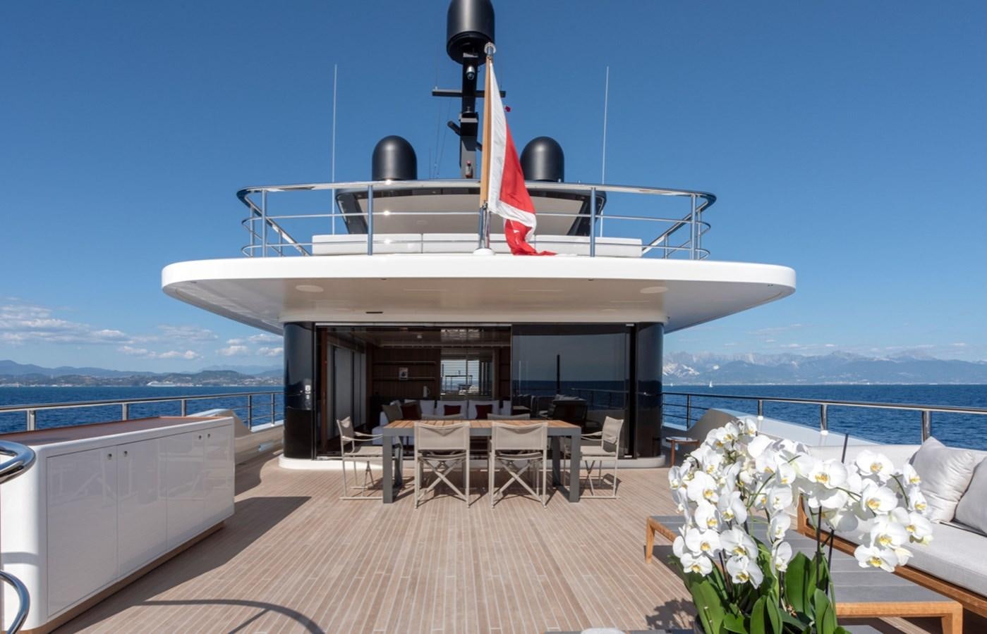a boat on a boat aboard MYKO Yacht for Sale