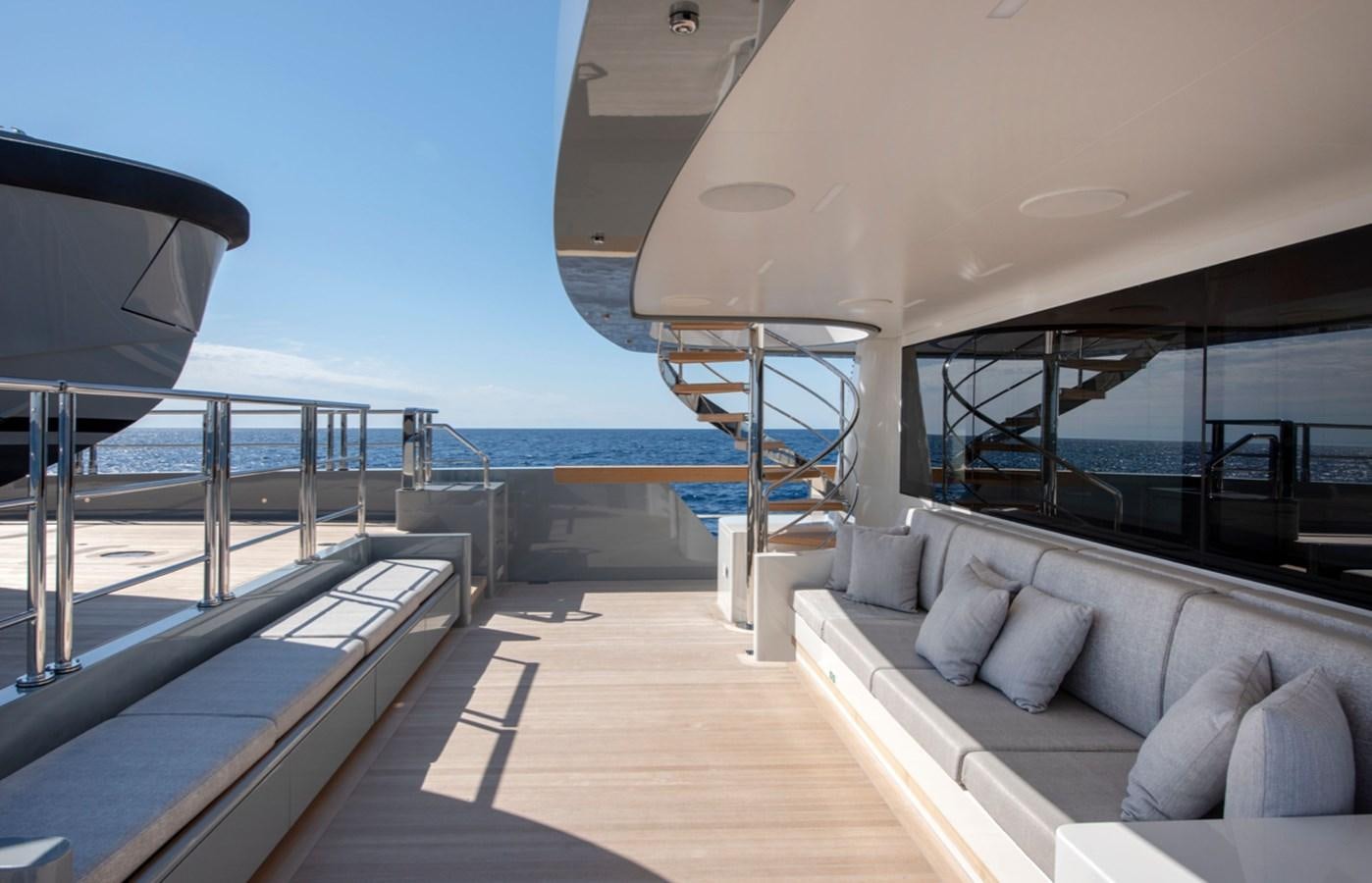 a boat on the water aboard MYKO Yacht for Sale