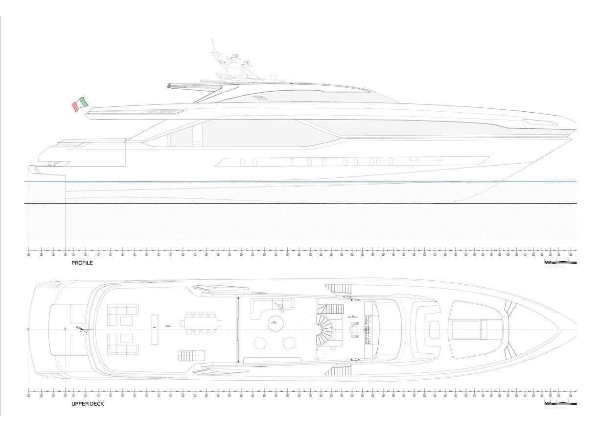 diagram, engineering drawing aboard LEGACY 45 Yacht for Sale