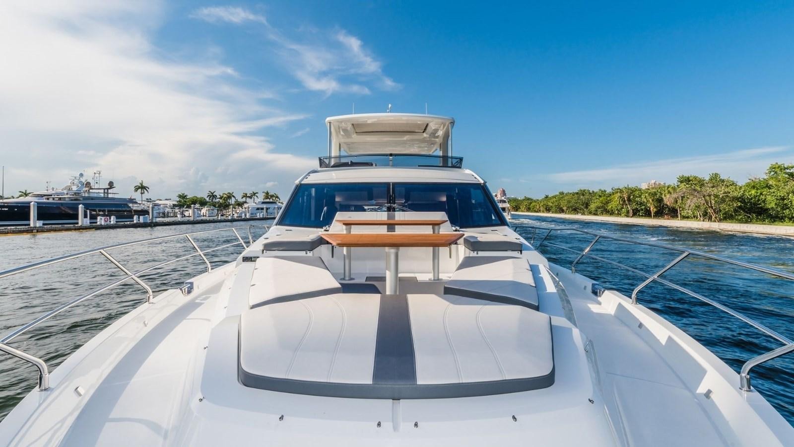 a boat on a boat aboard GALEON 680 FLY Yacht for Sale