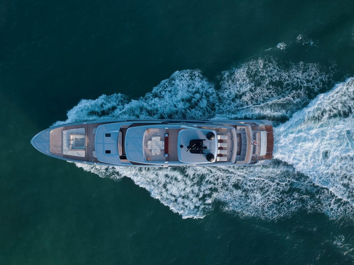 a boat in the water aboard PAIZA ONE Yacht for Sale