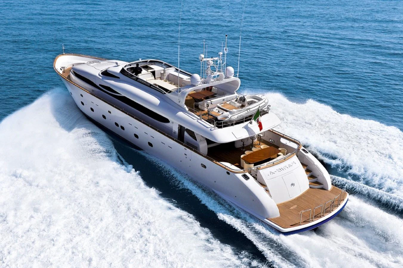 a boat on the water aboard MAIORA 35 DP Yacht for Sale