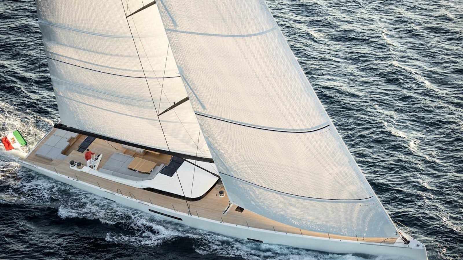 a sailboat on the water aboard CEFEA Yacht for Sale