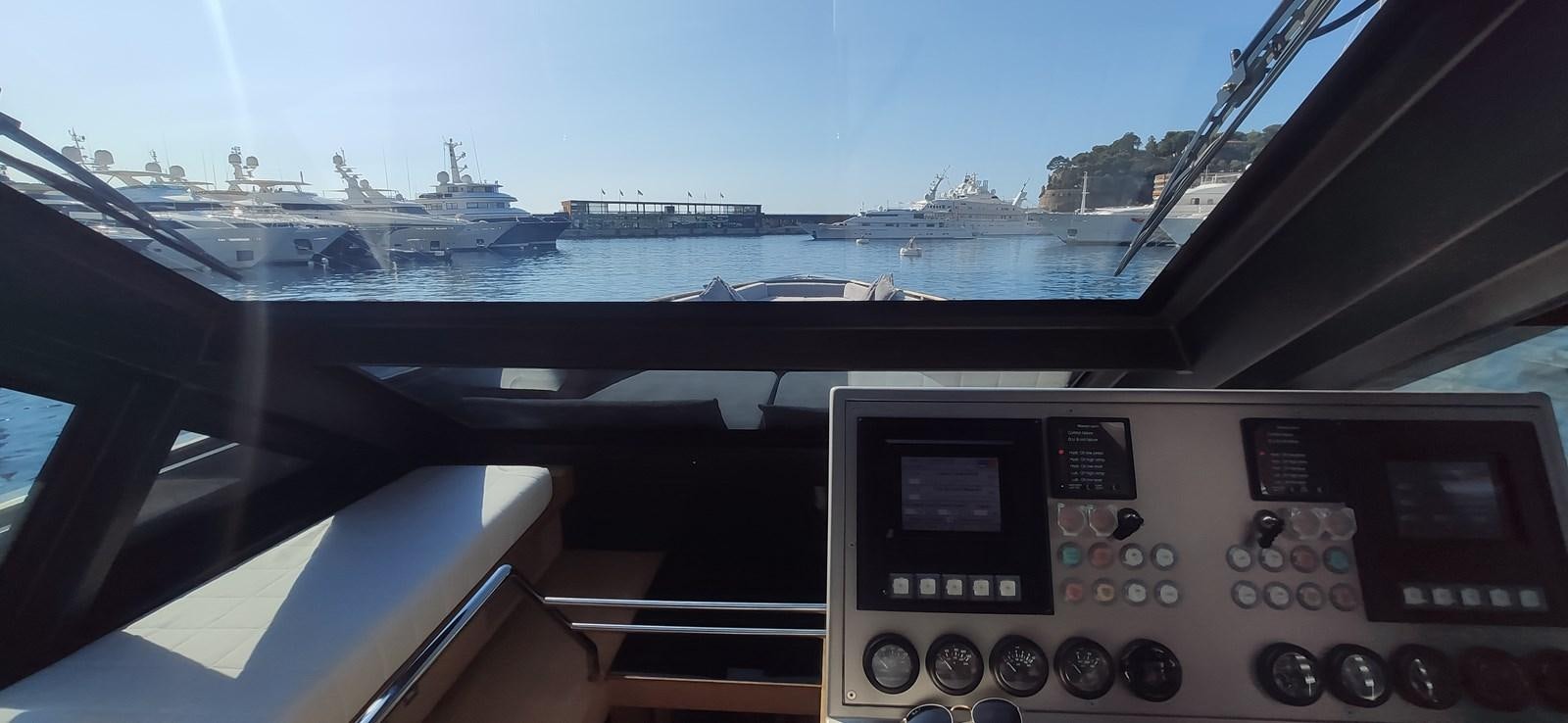 the inside of a car aboard ANOTHER TOY Yacht for Sale