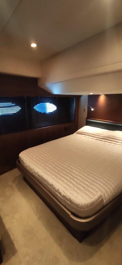 a bed in a room aboard ANOTHER TOY Yacht for Sale