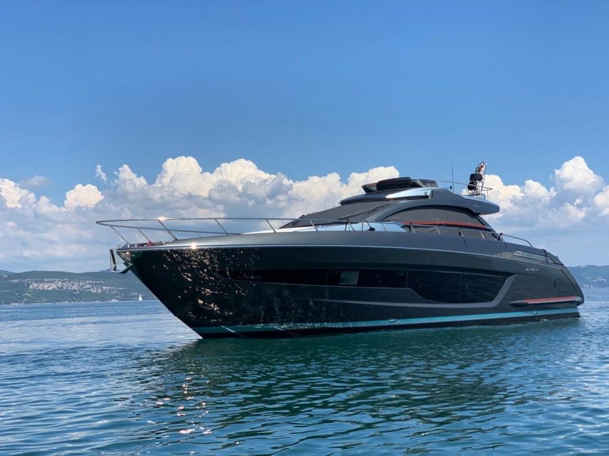 a boat in the water aboard 2020 RIVA 66 RIBELLE Yacht for Sale