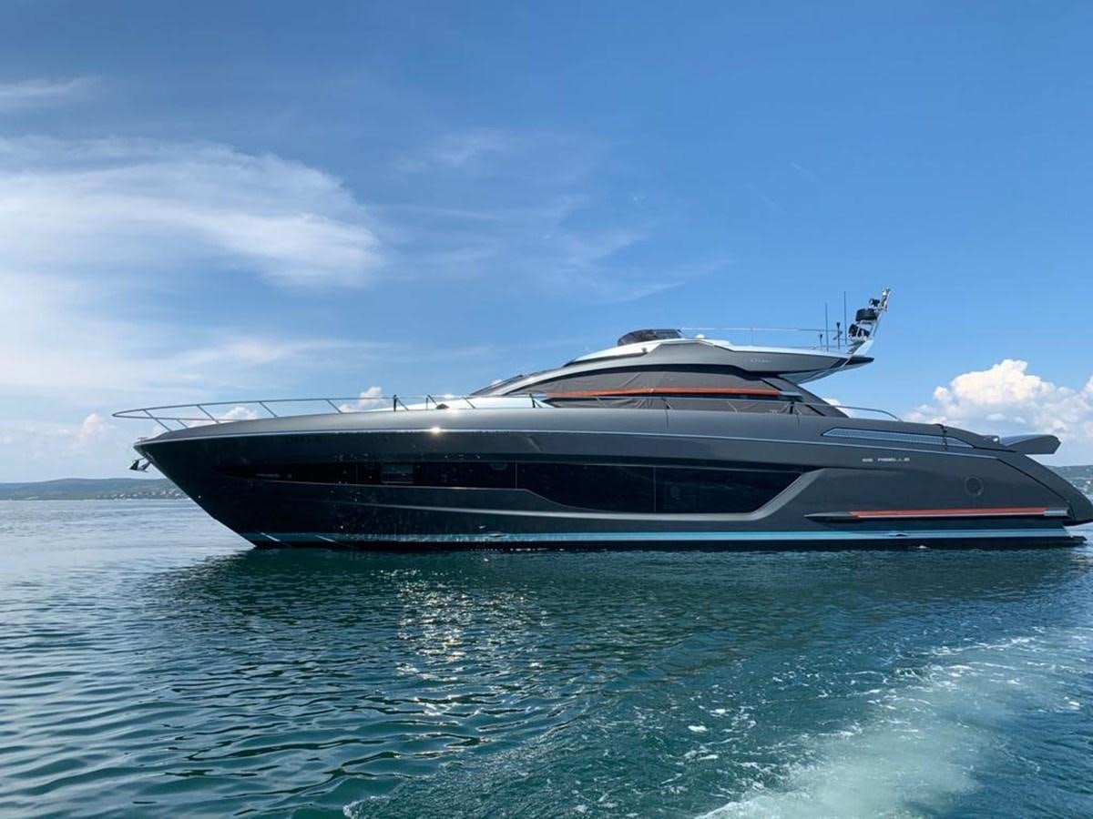 a boat on the water aboard 2020 RIVA 66 RIBELLE Yacht for Sale