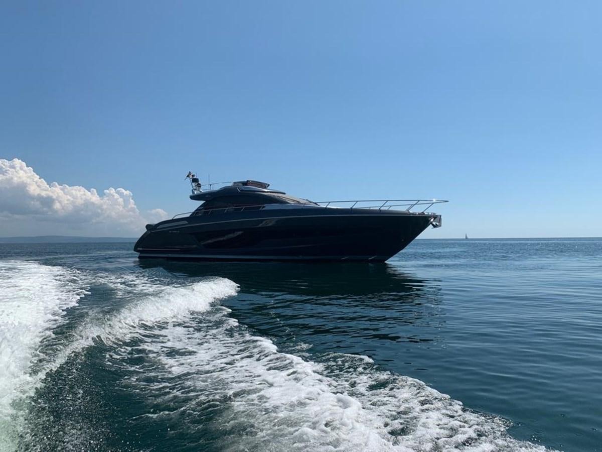 a boat on the water aboard 2020 RIVA 66 RIBELLE Yacht for Sale