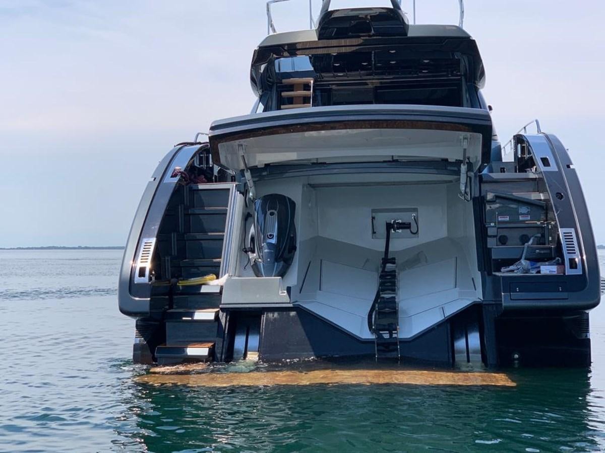 a boat on the water aboard 2020 RIVA 66 RIBELLE Yacht for Sale