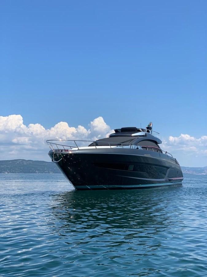 a boat in the water aboard 2020 RIVA 66 RIBELLE Yacht for Sale