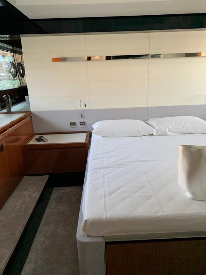 a couple of beds in a room aboard 2020 RIVA 66 RIBELLE Yacht for Sale
