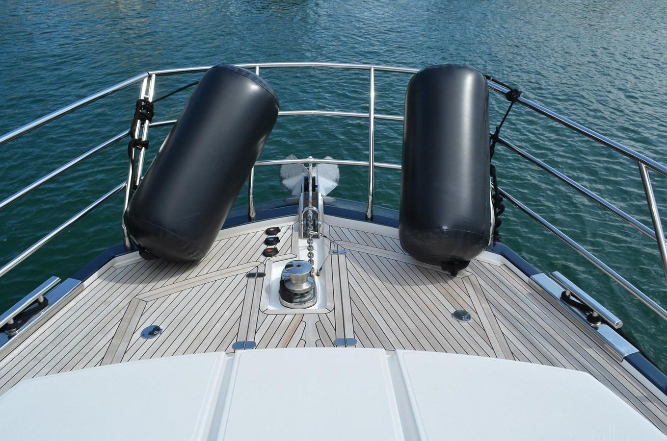 a boat with a steering wheel aboard CERULEAN Yacht for Sale