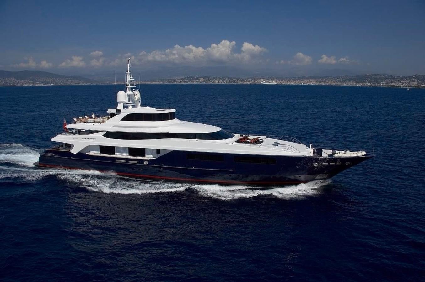 a boat on the water aboard BURKUT Yacht for Sale