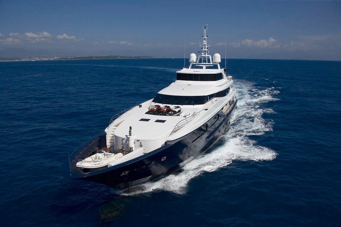 a boat on the water aboard BURKUT Yacht for Sale