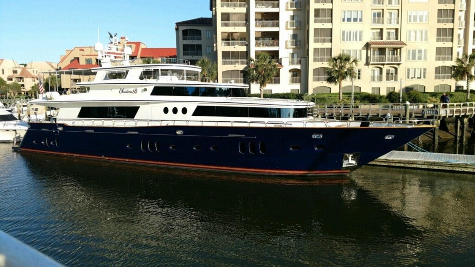 a boat docked at a pier aboard 117 BILGIN YACHTS 2007  Yacht for Sale