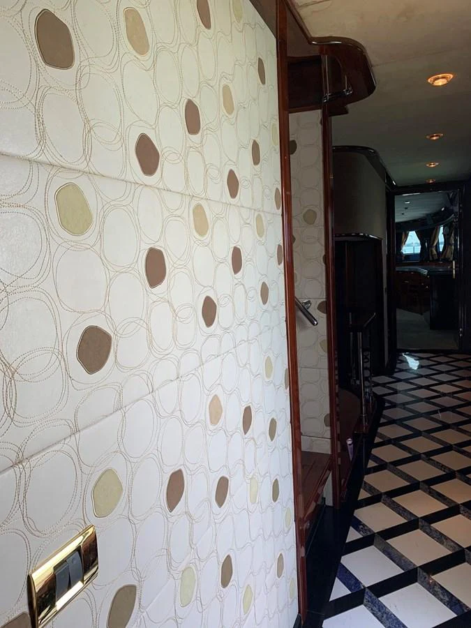 a wall with many holes aboard 117 BILGIN YACHTS 2007 Yacht for Sale