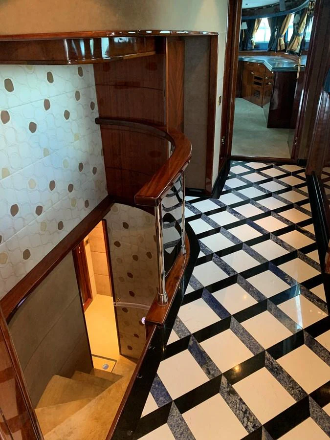 a chair in a room aboard 117 BILGIN YACHTS 2007 Yacht for Sale