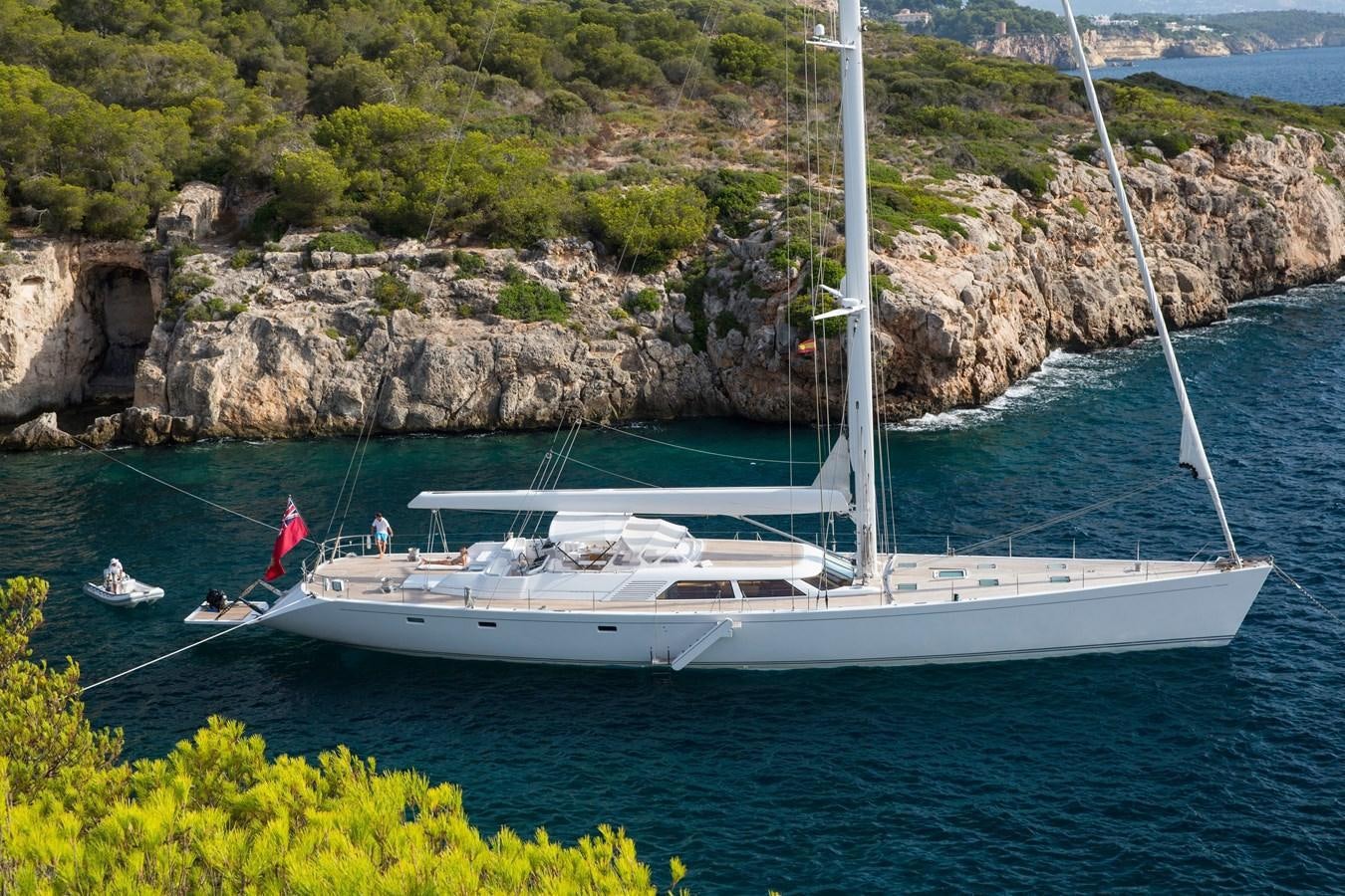 a boat on the water aboard SPIIP Yacht for Sale