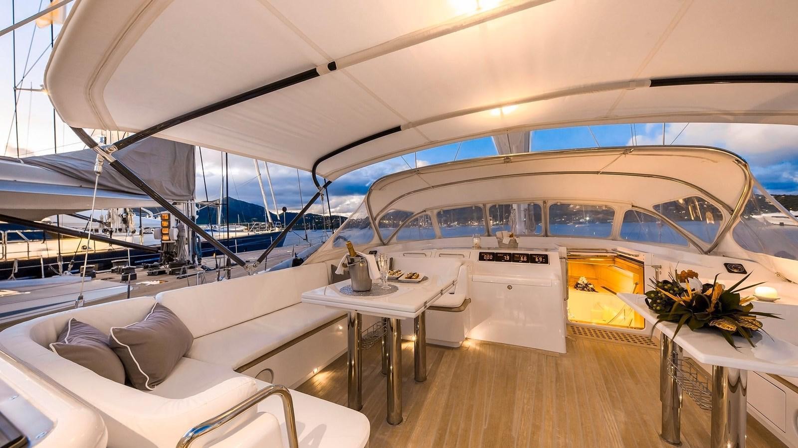 a yacht in the water aboard SPIIP Yacht for Sale
