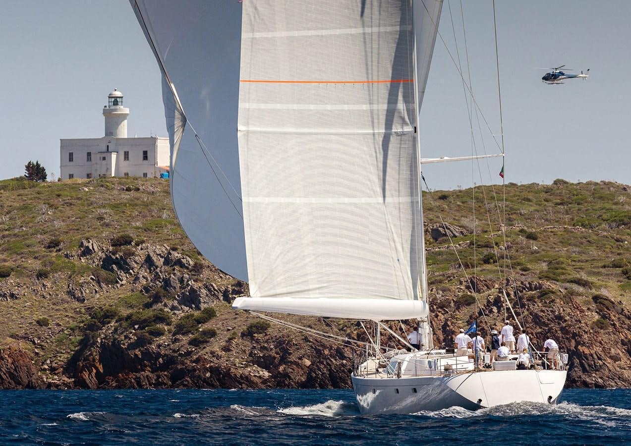 a group of people on a sailboat in the water aboard SPIIP Yacht for Sale