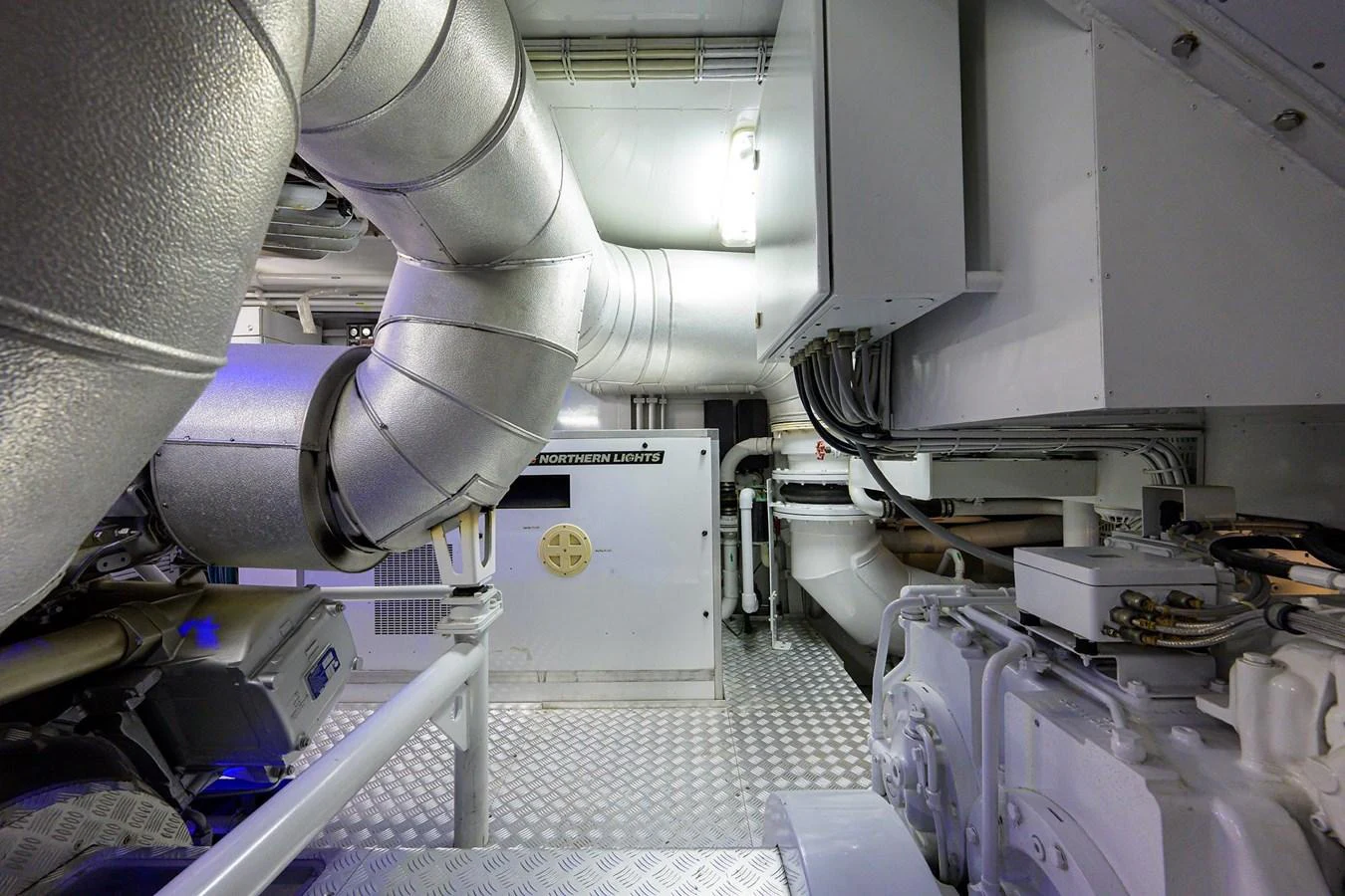 a close-up of a machine aboard TEMPO REALE Yacht for Sale