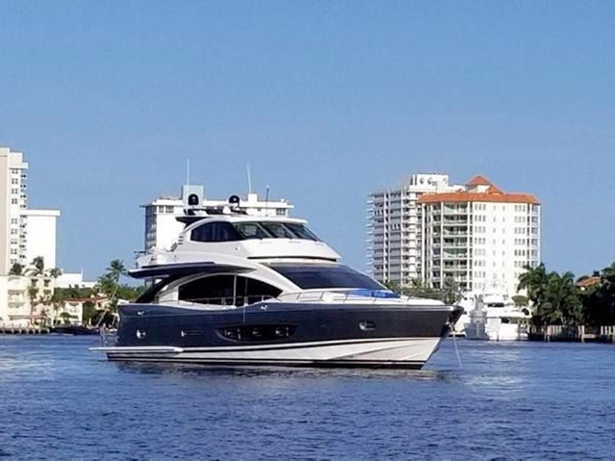 a white yacht on the water aboard HAMPTON EURO 830 Yacht for Sale