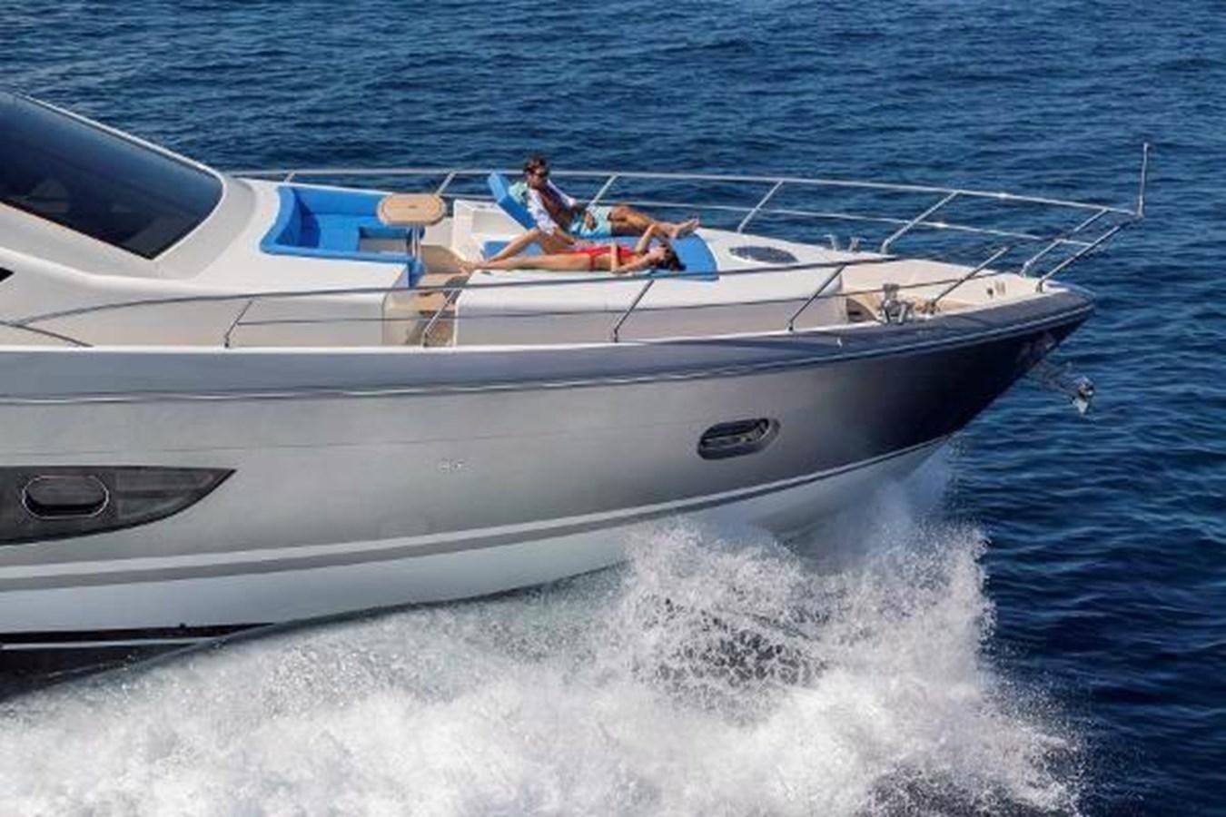a person driving a boat aboard HAMPTON EURO 830 Yacht for Sale