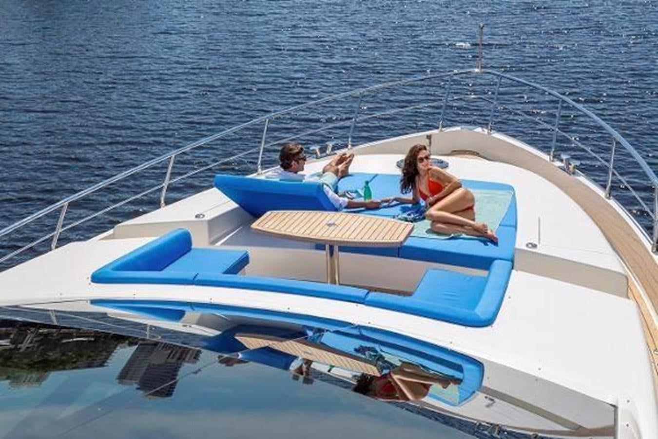 a group of people on a boat aboard HAMPTON EURO 830 Yacht for Sale