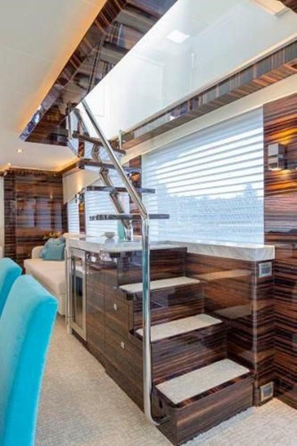 a set of bunk beds aboard HAMPTON EURO 830 Yacht for Sale