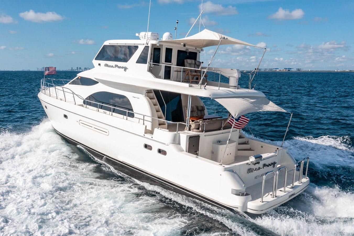 a boat on the water aboard Miss Penny Yacht for Sale