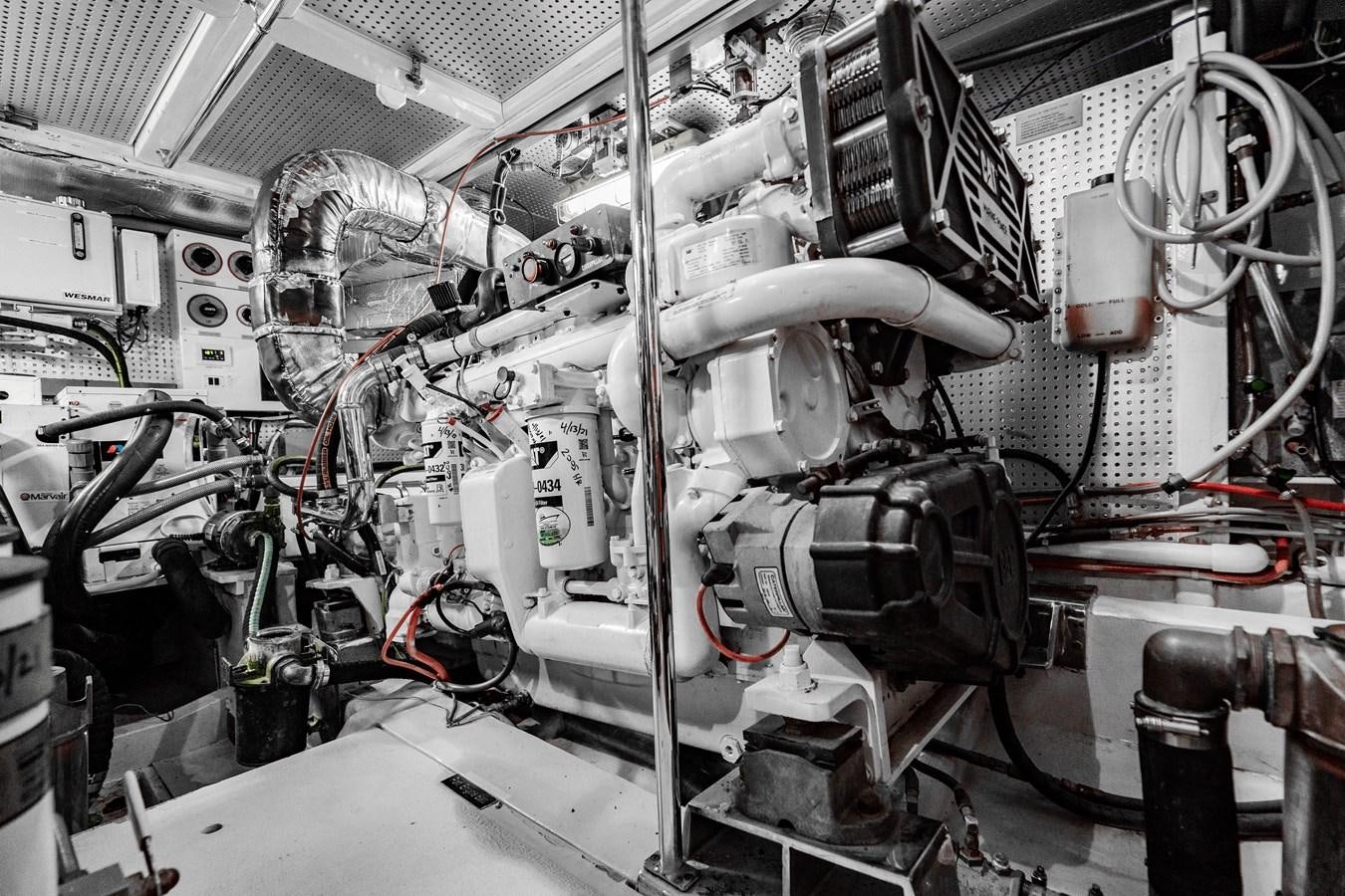 a close-up of a machine aboard Miss Penny Yacht for Sale