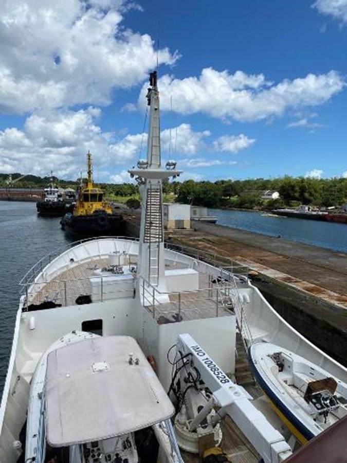 a large tower on a boat aboard BIG ARON Yacht for Sale