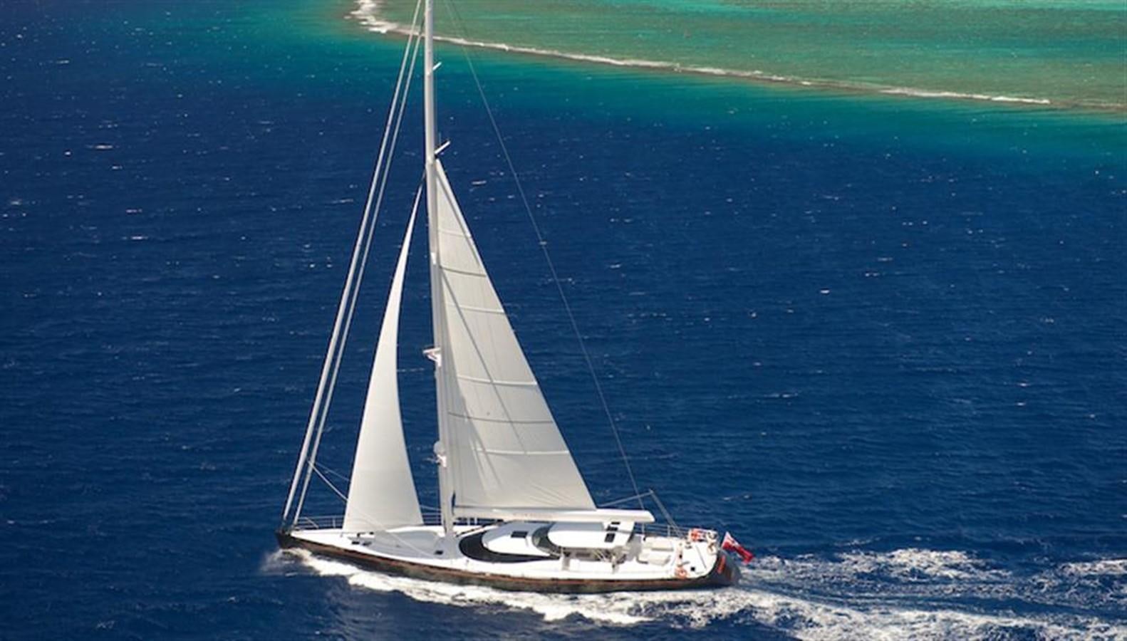 a sailboat on the water aboard BLISS Yacht for Charter