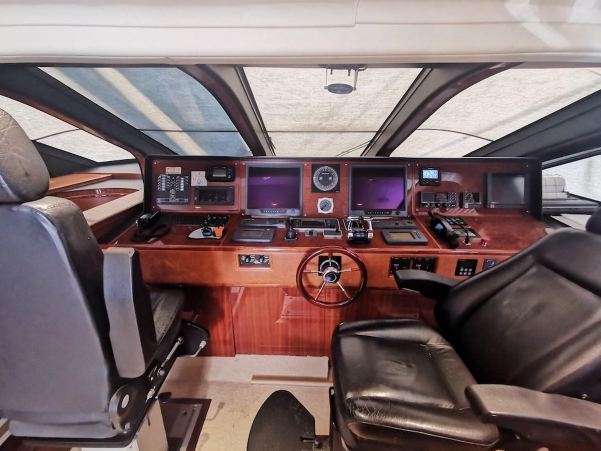inside of a car aboard ALBINA Yacht for Sale