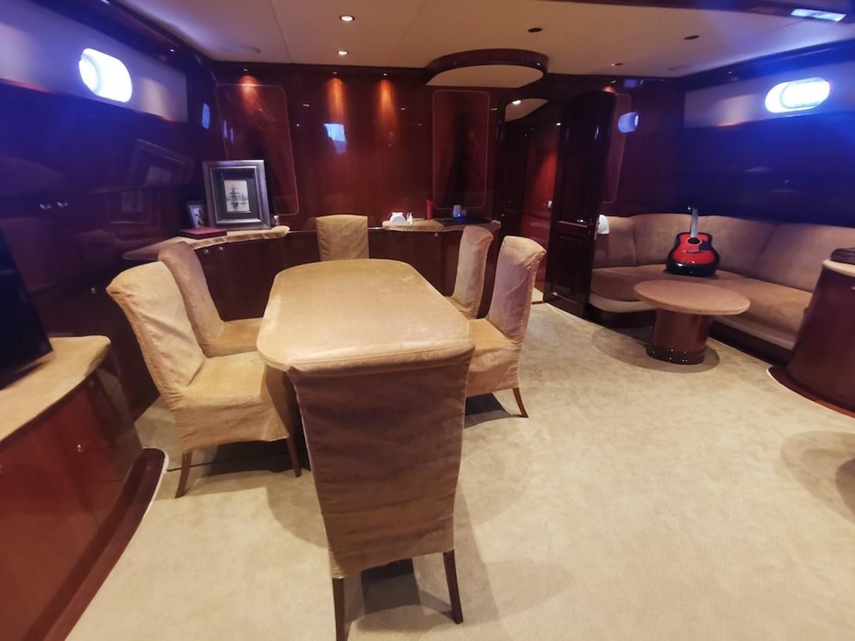 a room with a couch and a table aboard ALBINA Yacht for Sale
