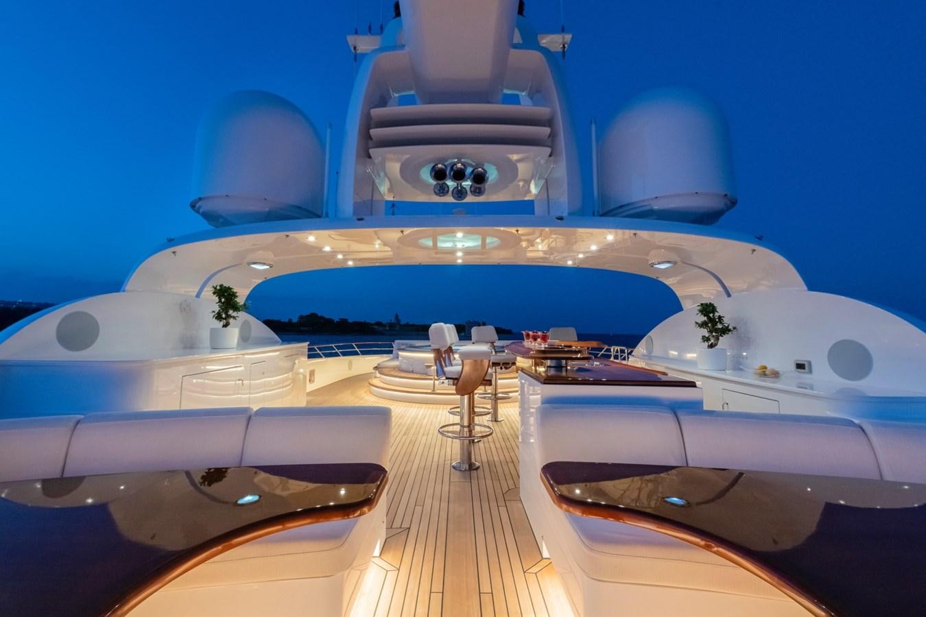 a room with a large ship aboard AWATEA Yacht for Sale