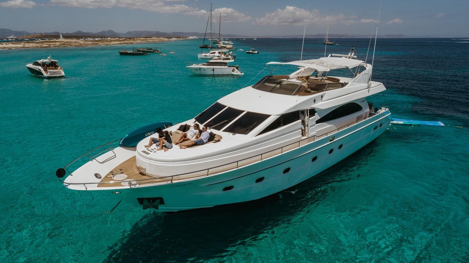 a boat on the water aboard NEPHENTA Yacht for Sale